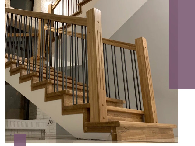 Реставрация деревянных и металлических лестниц в Краснодаре