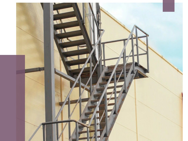 Пожарные лестницы в Краснодаре от 12383 руб. — монтаж и продажа | ПРОЛЁТ-Ксд