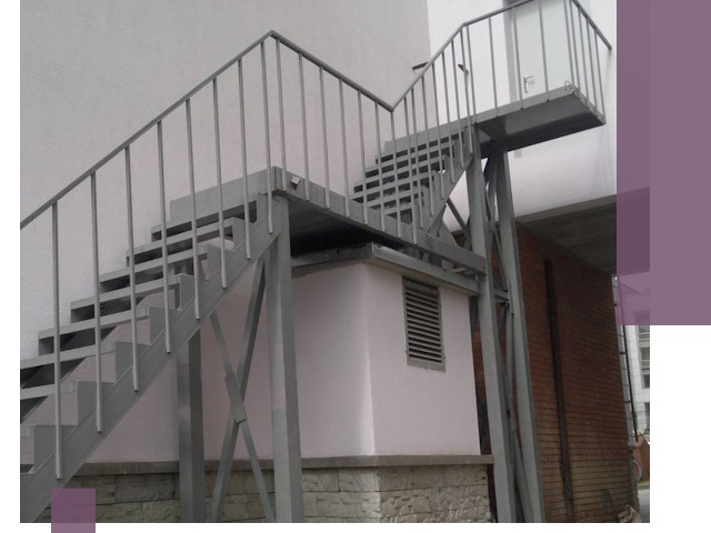 Монтаж пожарных лестниц под ключ в Краснодаре с гарантией качества