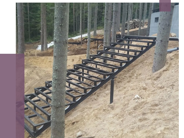 Монтаж металлических лестниц в Краснодаре от 13673 руб. 