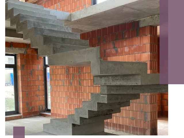 Изготовление бетонных лестниц под ключ в Краснодаре