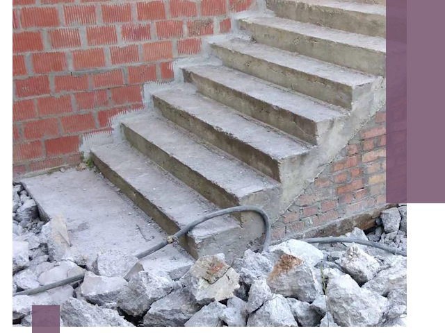 Демонтаж бетонных лестниц в Краснодаре: быстро и безопасно