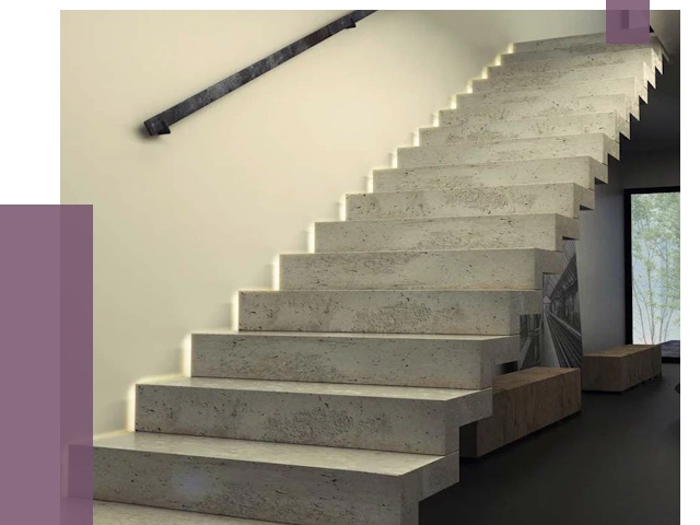 Облицовка бетонных лестниц в Краснодаре от 4644 руб/м2