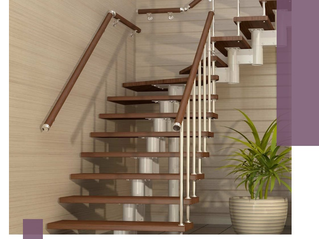 Изготовление модульных лестниц под ключ в Краснодаре