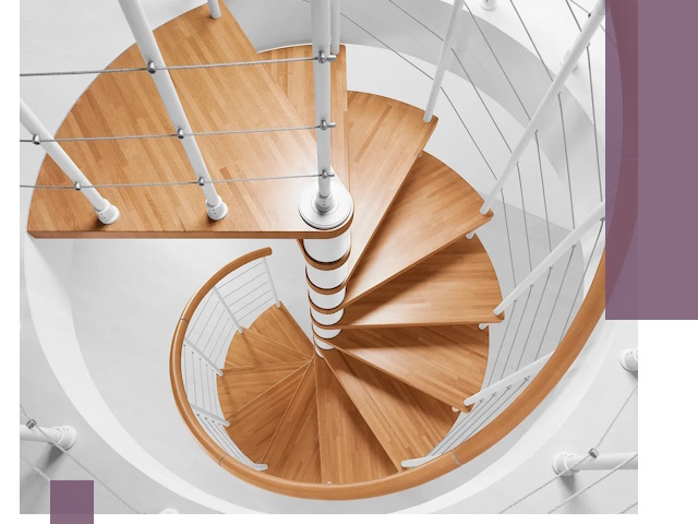 Изготовление винтовых лестниц под ключ в Краснодаре