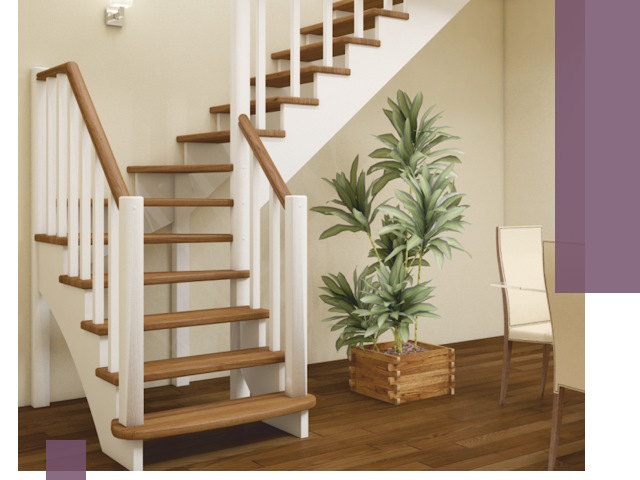 Г-образные лестницы под ключ в Краснодаре — изготовление и монтаж