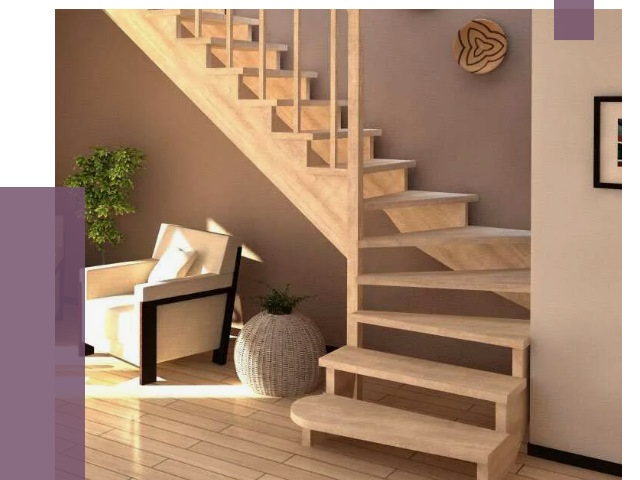 Изготовление Г-образных лестниц в Краснодаре от 19090 руб. 