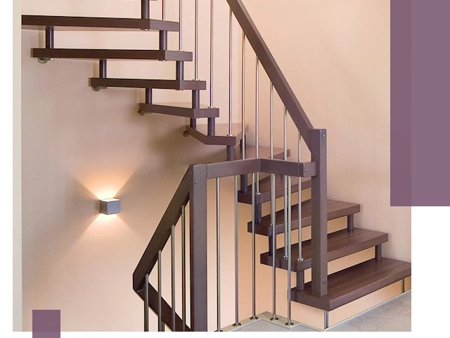 Изготовление лестниц на больцах в Краснодаре под ключ