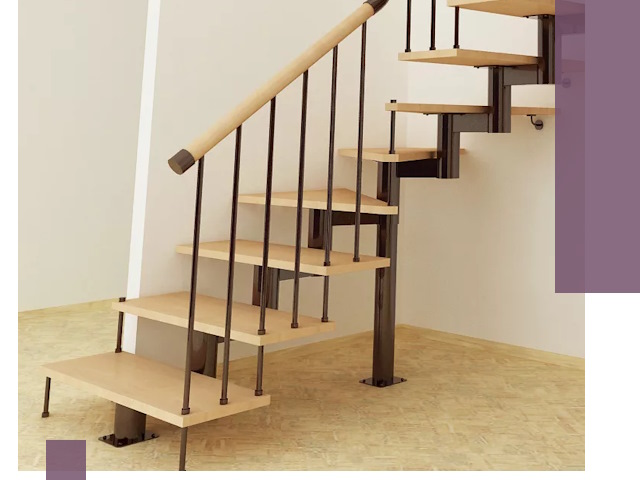 Монтаж лестниц на больцах в Краснодаре — быстро и надежно