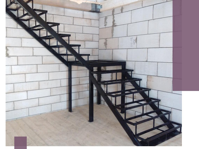 Лестницы на металлокаркасе под ключ в Краснодаре — изготовление и монтаж