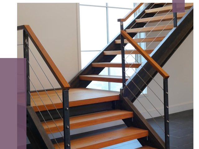 Изготовление лестниц на металлокаркасе в Краснодаре от 19090 руб. | ПРОЛЁТ-Ксд