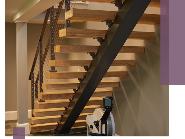 Лестницы на монокосоурах под ключ в Краснодаре - изготовление и монтаж