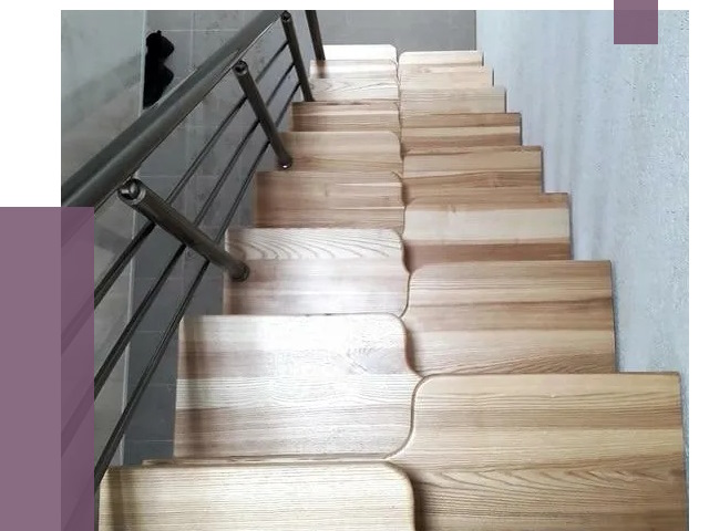 Лестницы гусиный шаг в Краснодаре от 13157 руб. под ключ | ПРОЛЁТ-Ксд