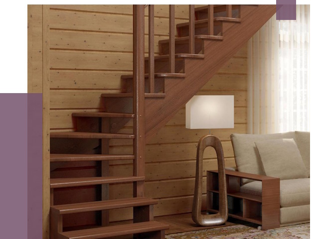 Лестницы эконом класса в Краснодаре от 18419 руб. бюджетные решения