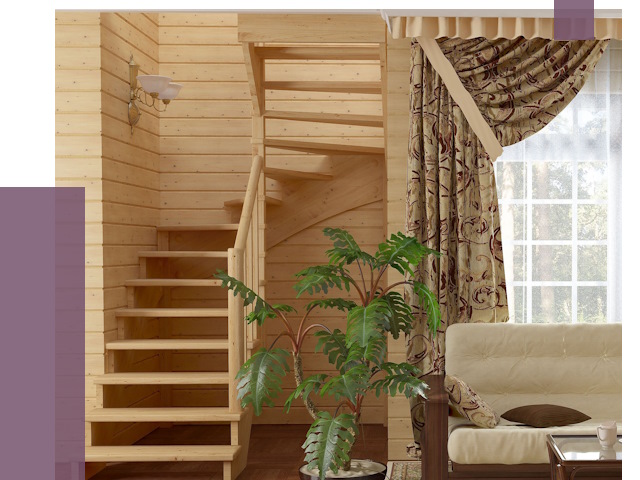 Лестницы для дачи в Краснодаре от 76619 руб.  | ПРОЛЁТ-Ксд