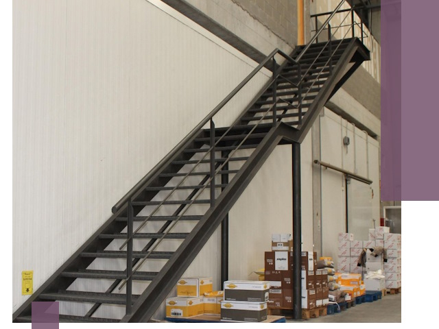 Лестницы для производства в Краснодаре — изготовление и монтаж