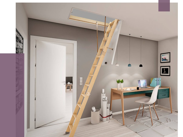 Чердачные лестницы в Краснодаре — от 14705 руб. | ПРОЛЁТ-Ксд