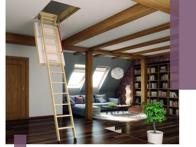 Чердачные лестницы под ключ в Краснодаре: изготовление и монтаж