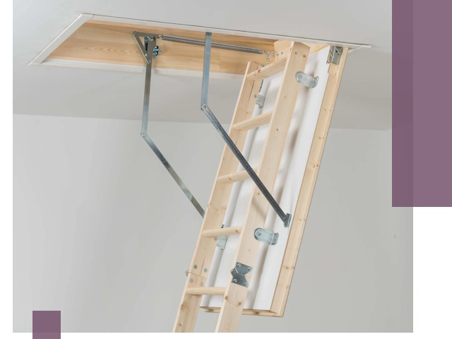 Установка чердачной лестницы под ключ в Краснодаре