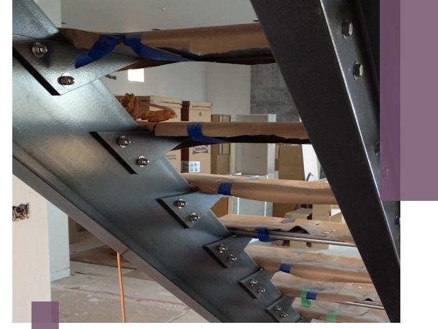 Усиление лестничных конструкций и усиление опор в Краснодаре