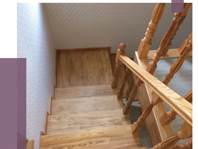 Сосновые лестницы в Краснодаре под ключ от 8152 руб.  | ПРОЛЁТ-Ксд