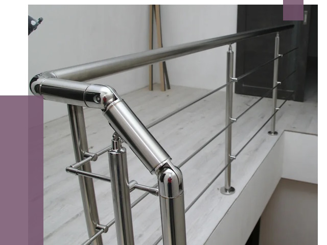 Перила из нержавеющей стали в Краснодаре от 9081 руб. под ключ | ПРОЛЁТ-Ксд