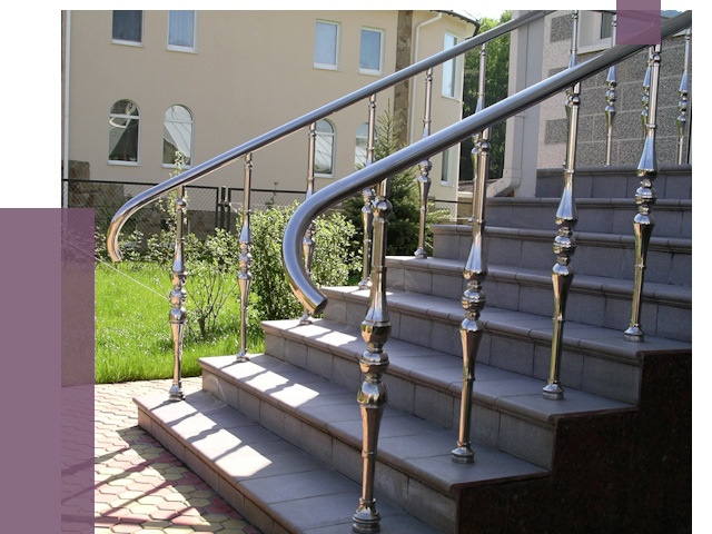 Перила для крыльца в Краснодаре от 10835 руб. — монтаж ПРОЛЁТ-Ксд