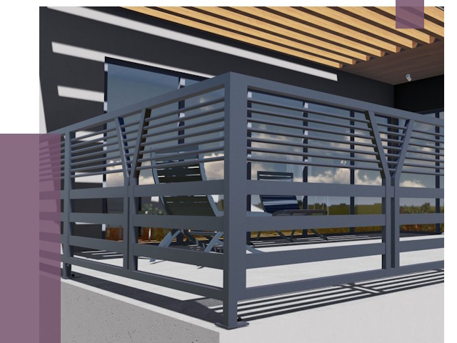 Изготовление балконных ограждений в Краснодаре от 10835 руб. | ПРОЛЁТ-Ксд