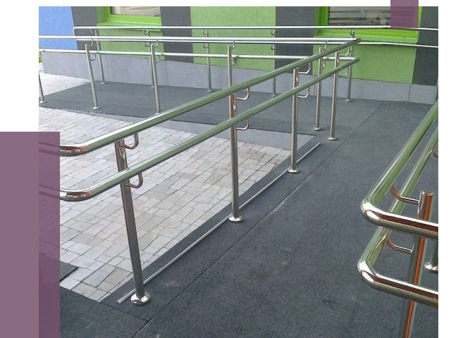 Ограждения пандусов в Краснодаре от 4386 руб. монтаж | ПРОЛЁТ-Ксд