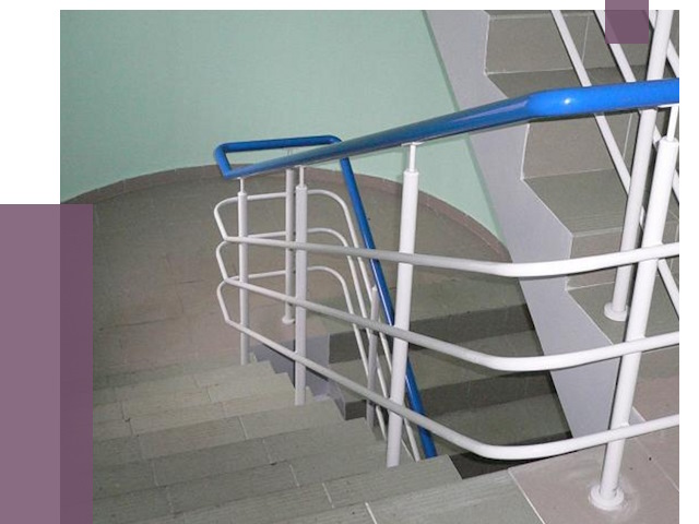 Перила в подъезде в Краснодаре — установка и замена от 7481 руб. | ПРОЛЁТ-Ксд