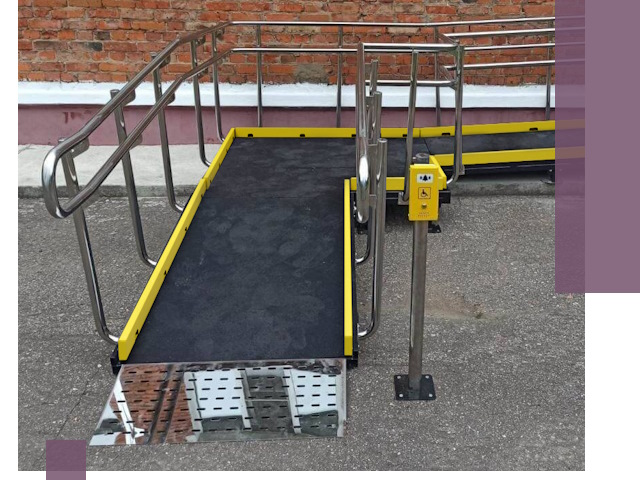 Изготовление наклонных пандусов для инвалидов в Краснодаре