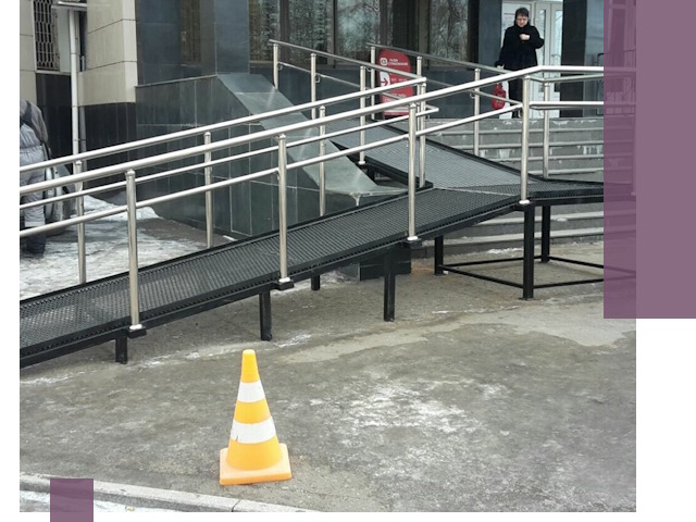 Стационарные пандусы под ключ в Краснодаре — изготовление и монтаж