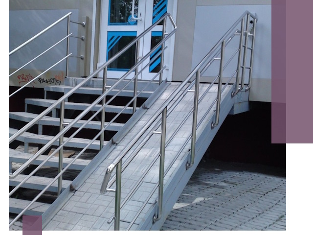 Пандус на крыльцо под ключ в Краснодаре: монтаж и изготовление