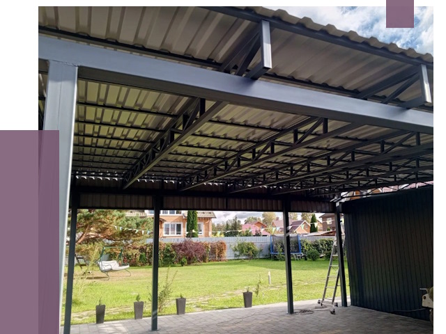 Монтаж навесов в Краснодаре от 7430 руб. — установка навеса | ПРОЛЁТ-Ксд