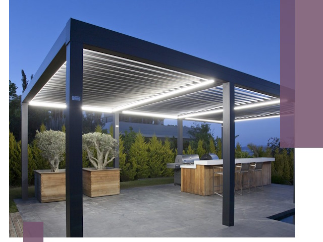 Навесы отдельно стоящие под ключ в Краснодаре из металла и поликарбоната