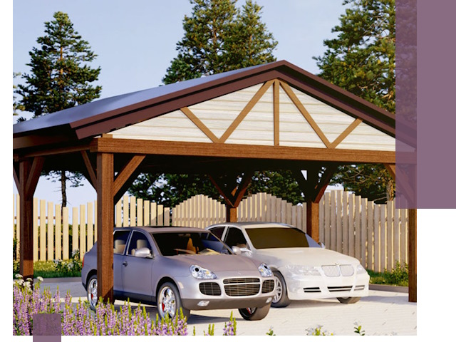 Навесы для автомобиля в Краснодаре — изготовление и монтаж