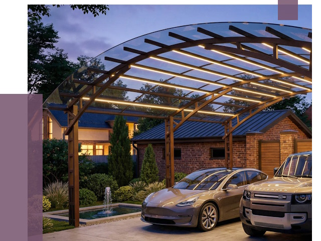 Металлические навесы в Краснодаре от 12796 руб. под ключ — ПРОЛЁТ-Ксд