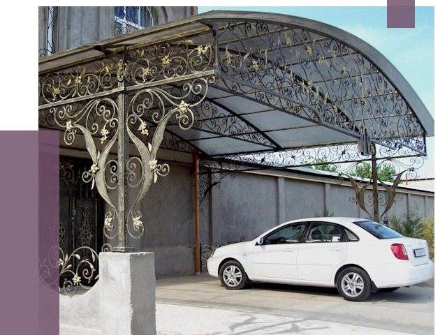 Кованые навесы в Краснодаре от 14705 руб. | ПРОЛЁТ-Ксд