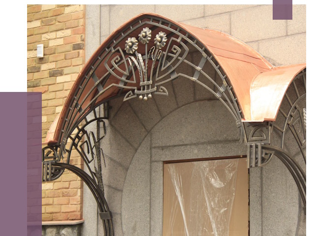 Арочные козырьки в Краснодаре от 14705 руб. 