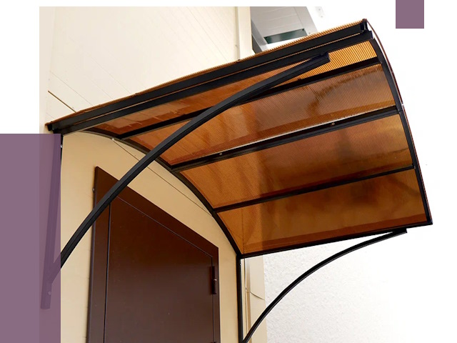 Недорогие козырьки в Краснодаре от 7657 руб.  | ПРОЛЁТ-Ксд