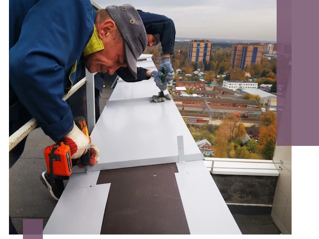 Монтаж парапетов в Краснодаре — установка прочных металлических ограждений