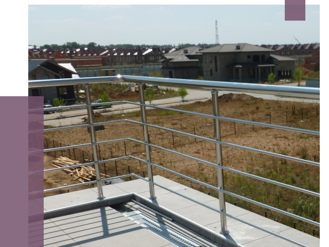 Парапеты из нержавеющей стали в Краснодаре от 8049 руб. за м² | ПРОЛЁТ-Ксд