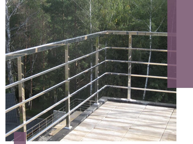 Парапеты из нержавеющей стали в Краснодаре — изготовление и монтаж