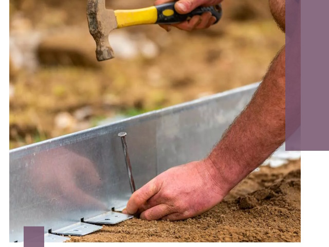 Монтаж металлических бордюров в Краснодаре быстро и качественно