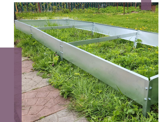 Металлические бордюры для грядок в Краснодаре от 1806 руб. 