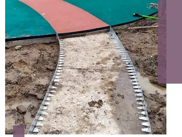 Металлические бордюры для дорожек в Краснодаре — монтаж и изготовление