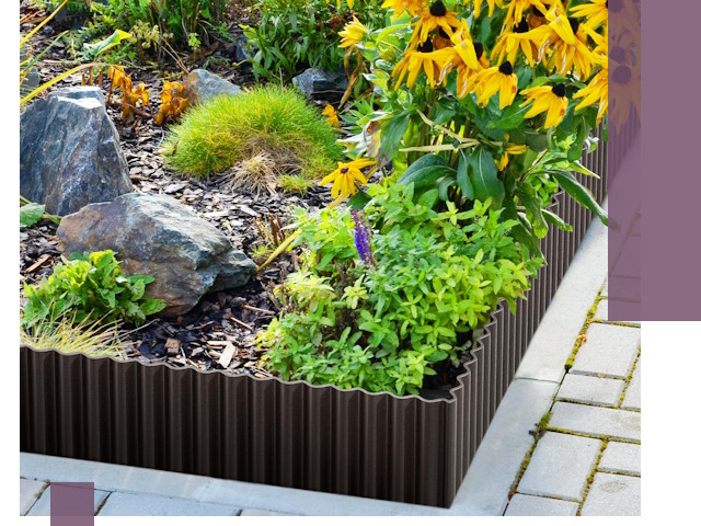 Металлические бордюры для клумб в Краснодаре — производство и монтаж