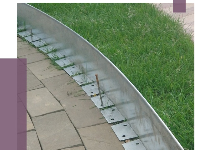 Металлические бордюры для тротуаров в Краснодаре от 8771 руб.