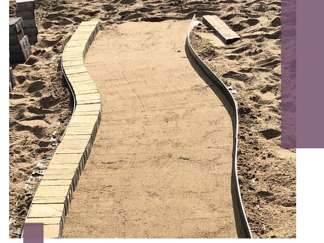 Металлические бордюры для тротуаров в Краснодаре — прочные и долговечные