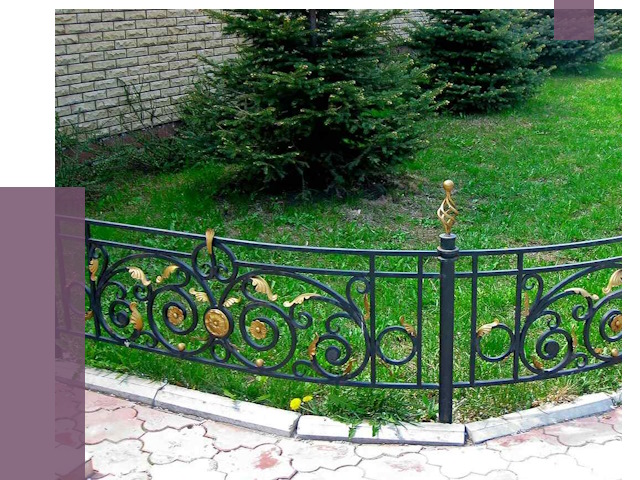 Кованые газонные ограждения в Краснодаре от 7688 руб. — ПРОЛЁТ-Ксд